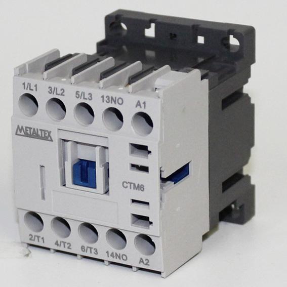 Mini Contactor 7A/AC3 Bobina 24VCA Auxiliar 1NA