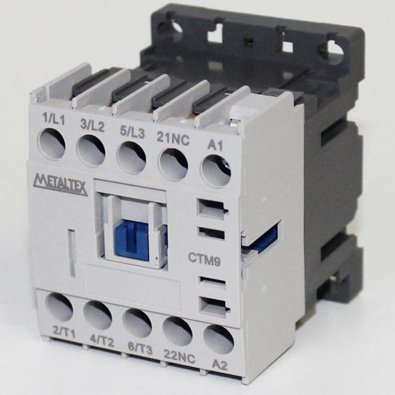 Mini Contactor 9A/AC3 Bobina 110VCA Auxiliar 1NC