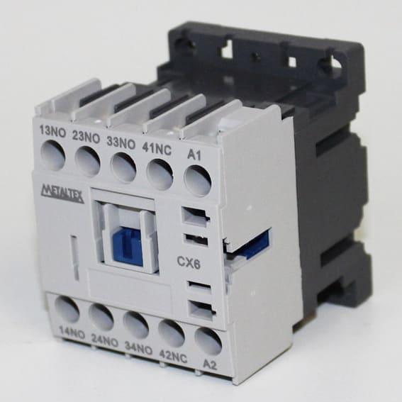 Contactor Auxiliar Tetrapolar 3NA 1NC 24VCA