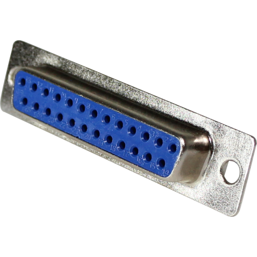 Conector DB25 Soldar Hilo, 25 vías, hembra blanco