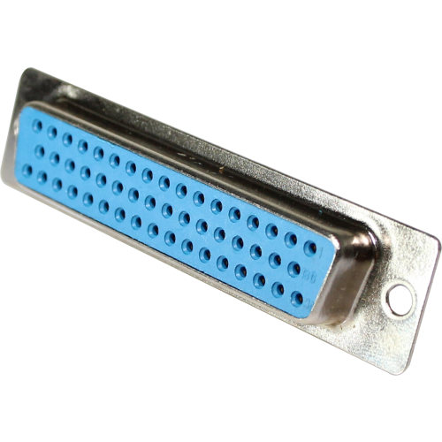 Conector DB Soldar Hilo, 50 vías, hembra blanco