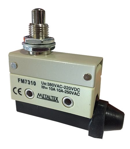 Fin de carrera plástica actuador pin para panel
