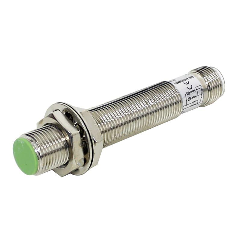 Sensor inductivo rasado M12 SN: 2mm - PNP con Conector M12 - 1NA + 1NC