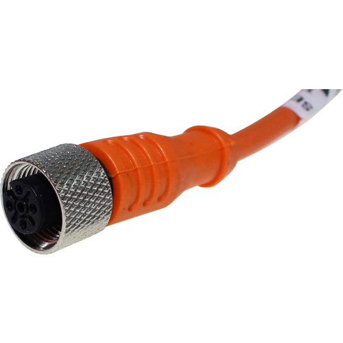 Cable con Conector M12 Recto 4 pines 5m