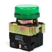 Piloto Led 22mm 220V - verde