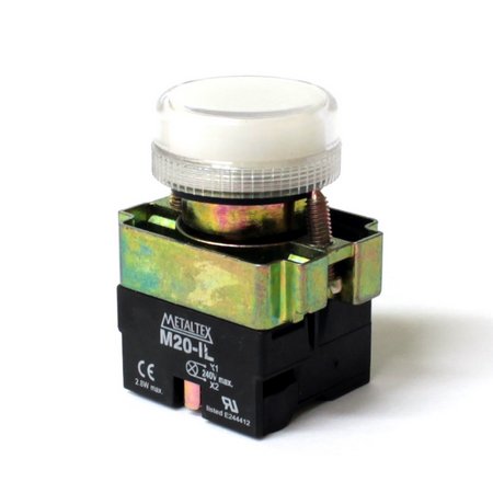 Piloto Led 22mm 24V - blanco