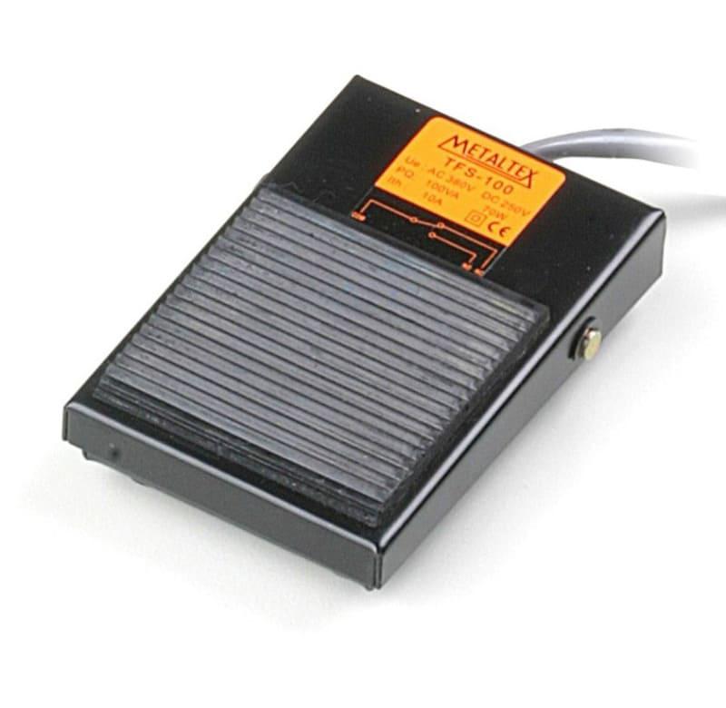 Mini Pedal metálico 1 Inversor 10A con Cable 1m