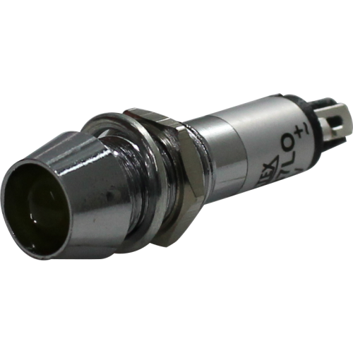 Piloto LED 8mm - 24V naranja