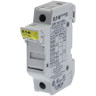 Portafusible marca Bussmann, 10x38 mm, 1000VDC max., hasta 30A, 1 polo