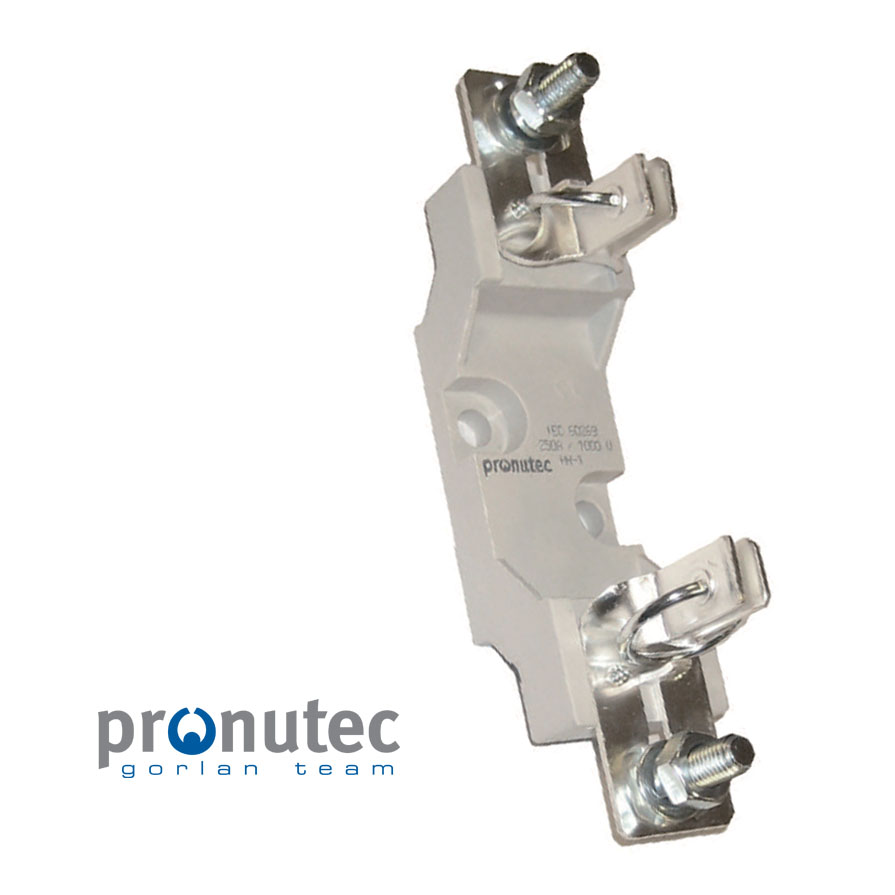 Base portafusible abierta NH0, 1 Polo, terminal M8
