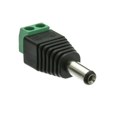 Adaptador DC Plug macho a 2 terminales de tornillo