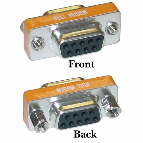 Copla Serial DB9 Null Modem Hembra/Hembra RS232