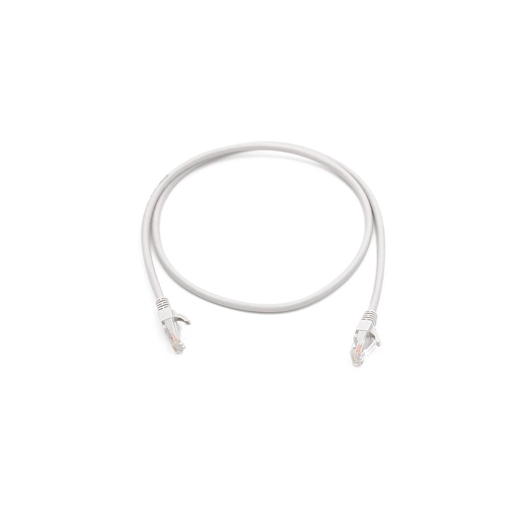 Pack 4 Patch Cord CAT6 UTP Inyectado Gris, PVC, 50CM