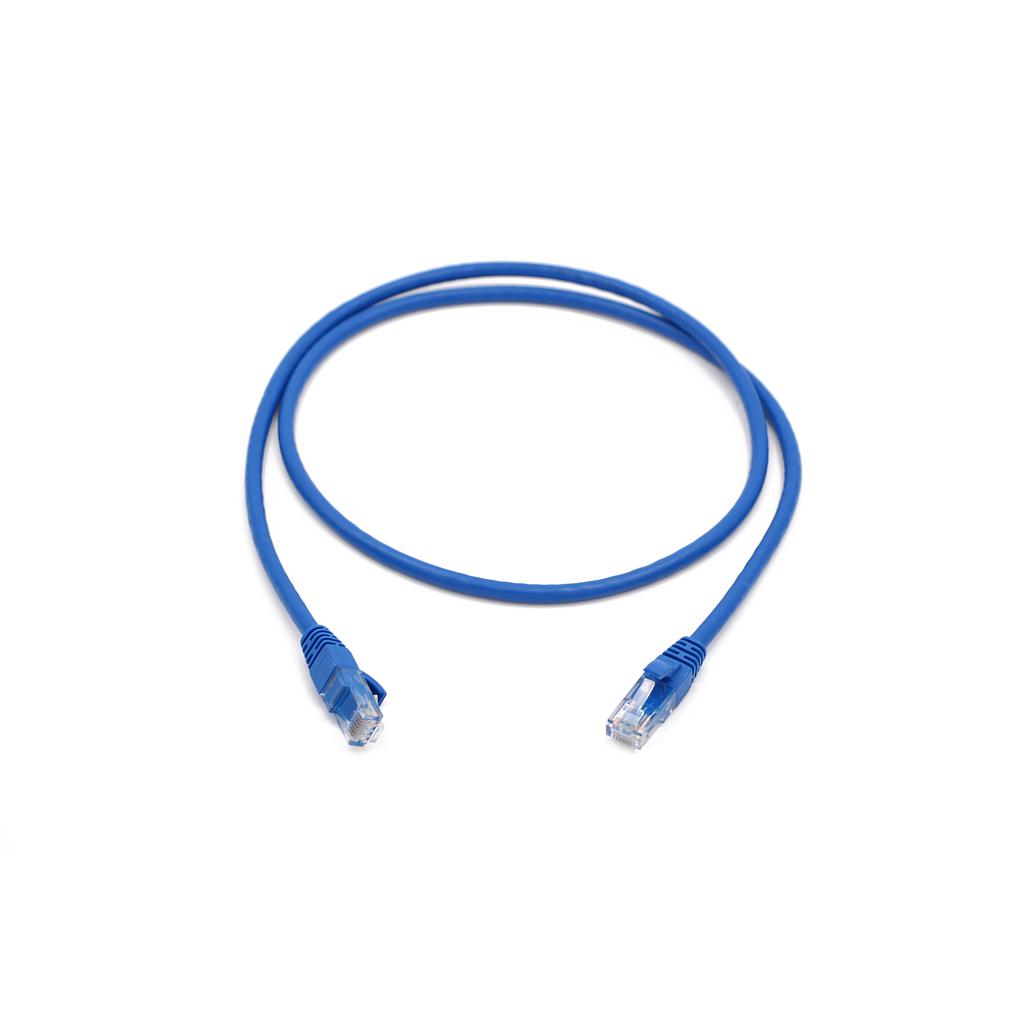 Patch Cord CAT6 UTP Inyectado Azul, PVC, 2M