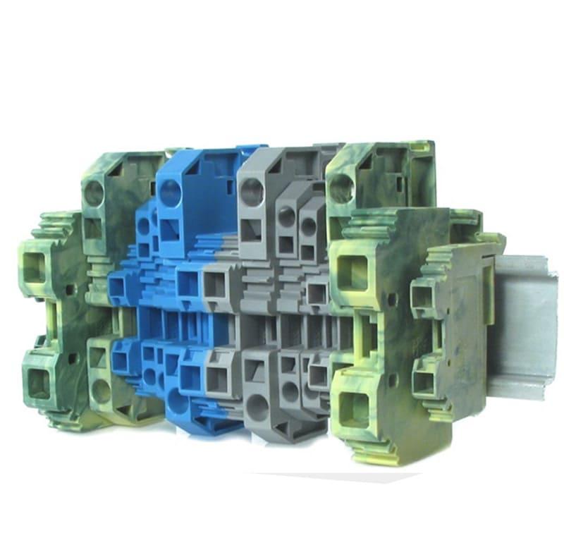 conector Tierra muelle 2,5mm² frontal 1 pin + PIN TESTE