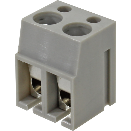 Borne modular para PCI, 2 pines, paso 5,0mm, altura de 12,5mm, gris