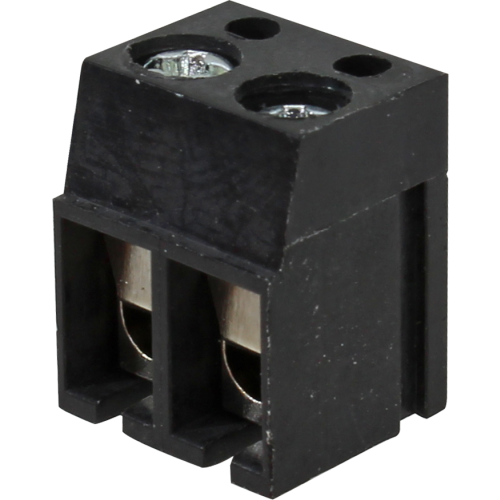 Borne modular para PCI, 2 pines, paso 5,0mm, altura de 12,5mm, negro