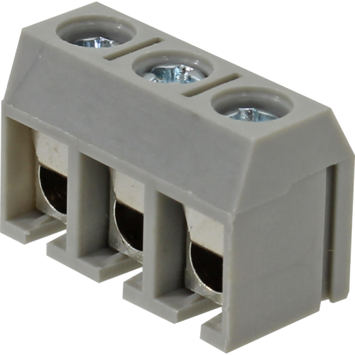 Borne modular para PCI, 3 pines, paso 5,0mm, altura de 10,0mm, gris