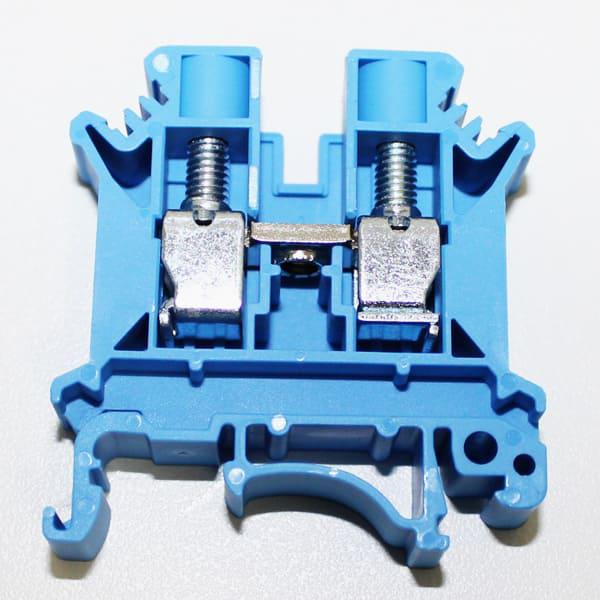 Bornera terminal simple azul 10mm²