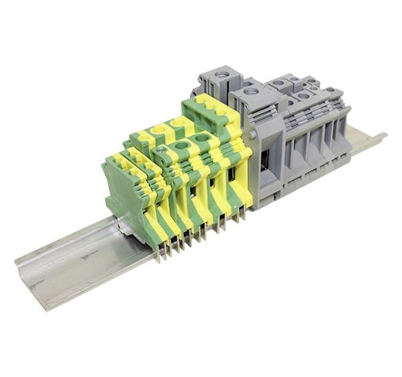 Bornera terminal simple tierra VD/AM 16mm²