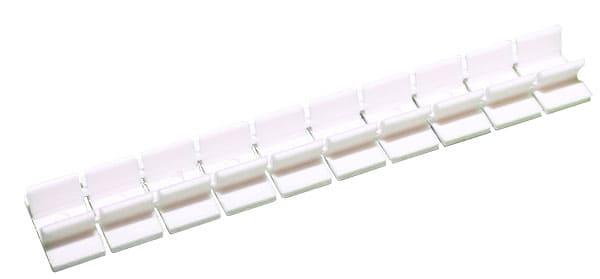 Cartela de Identificador para bornera BS2,5 en blanco