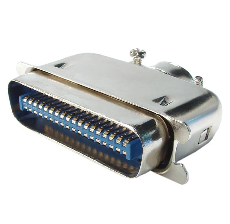 conector CENTRONICS 36 pines macho, para soldar en cable