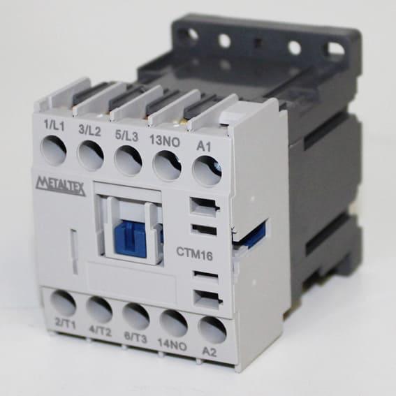 Mini Contactor 15A/AC3 Bobina 24VCC Auxiliar 1NA