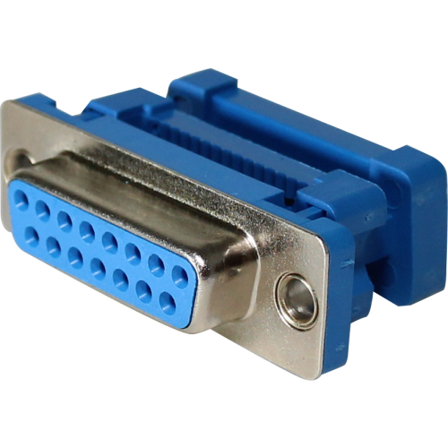 conector DB para cable plano (FLAT cable), 15 pines, hembra