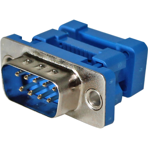 conector DB para cable plano (FLAT cable), 9 pines, macho