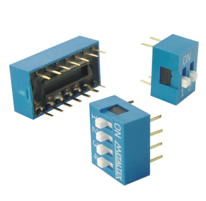 DIP Switch, 90 malla de protección, 5 contactoS