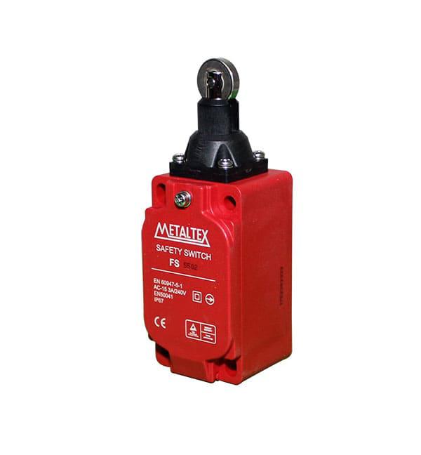 Interruptor fin de carrera Seguridad 2NC+1NA-Pine con rodillo