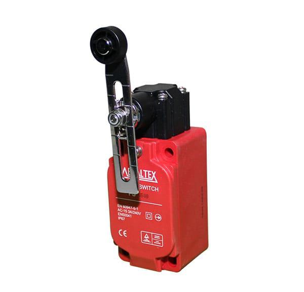 Interruptor fin de carrera Seguridad 2NC+1NA-rodillo con haste Adjustable