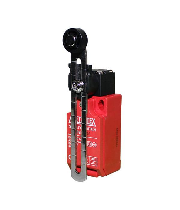 Interruptor fin de carrera Seguridad 2NC+1NA-rodillo con haste adjustable