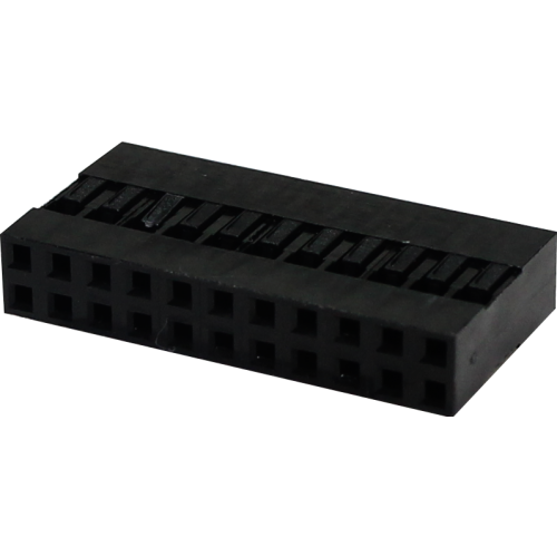 conector MINI LACTH, alojamiento hembra para cable, 22 pines (2X11), paso 2,54mm (usar terminal hembra-MLTF)