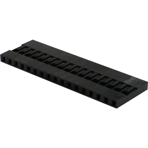 conector MINI LACTH, alojamiento hembra para cable, 17 pines (1X17), paso 2,54mm (usar terminal hembra-MLTF)