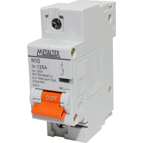 Interruptor automático 10KA 1 polo 100A