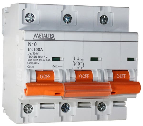 Interruptor automático 10KA 3 polos 125A