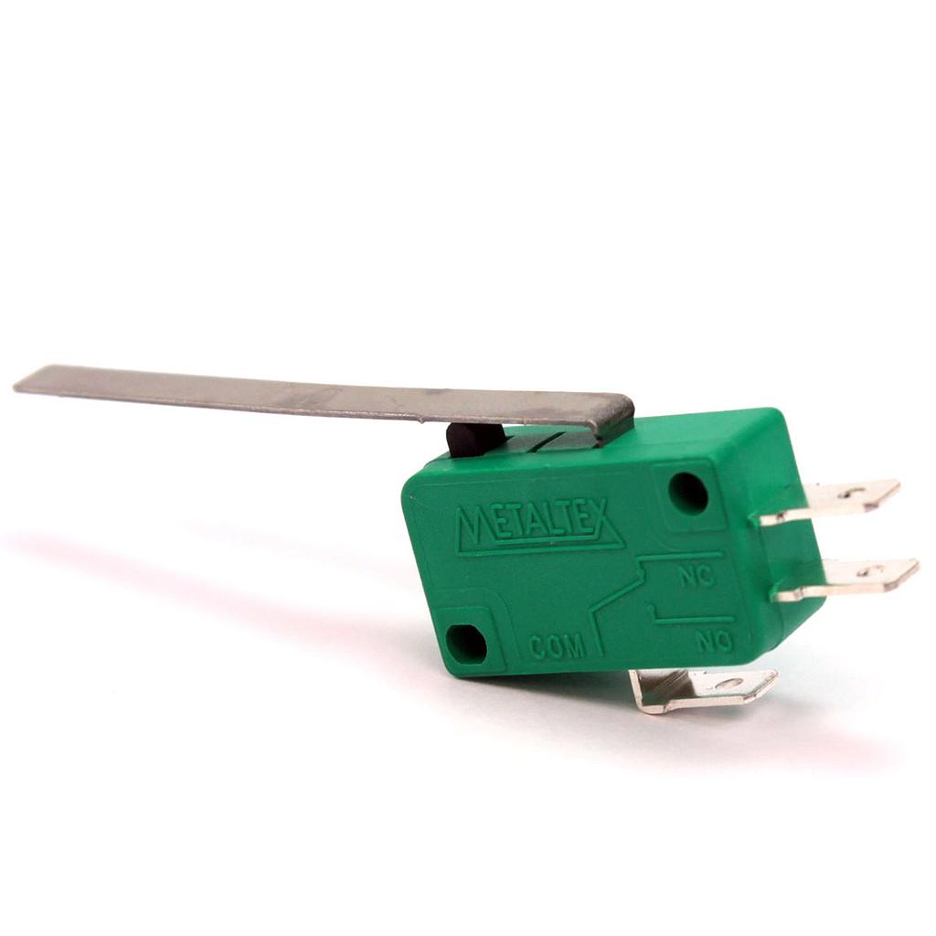 Micro Llave, 1 contacto reversible, 10A, 250VCA