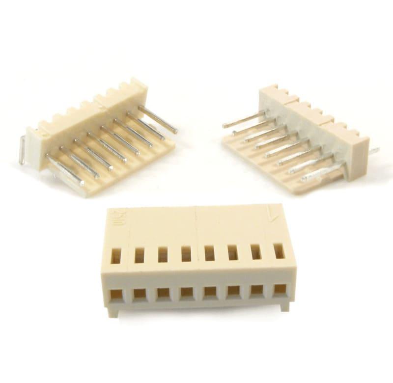 conector macho para PCI, 3 pines, 90 malla de protección, paso 2,54mm