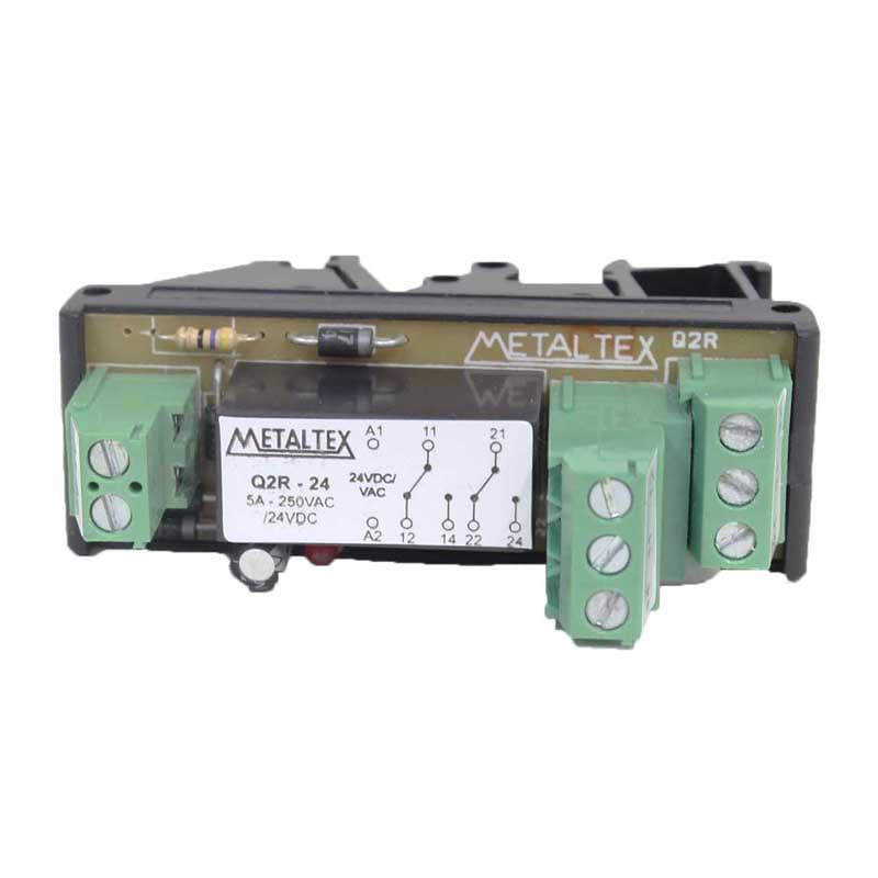 Interfaz Relé 24VCA/VCC 2REV. 5A