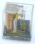 Relé SUBminiatura, 2 contactos reversibles, voltaje bob:48VCC, capacidad de 5A, terminal para PCI