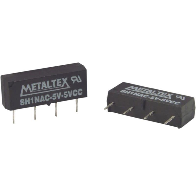 MICRO Relé REED, 1 contacto NA, voltaje bob:12VCC, capacidad de 0,500A, potencia 10WATTS, tensión de conMUTACIÓN de 200VCC, RIGIDEZ DIELÉTRICA de 1.500VCC