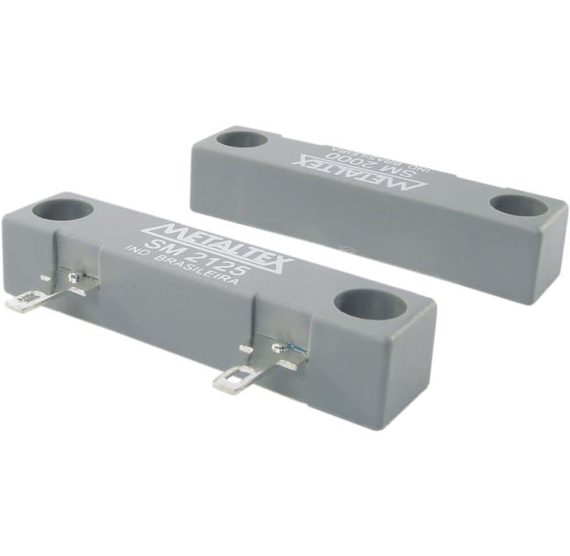 Interruptor magnético NC terminal caja gris