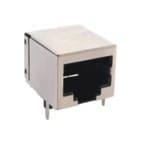 Conector modular jack blindado 90 grados, 8P8C