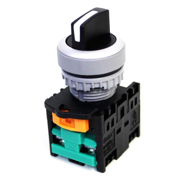 Llave selector plástica Knob corto-3 posiciones fijo 90G-2NA