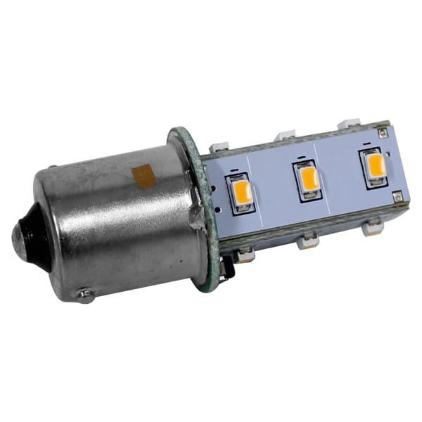 LED P/Soquete BA15S 220V color naranjo