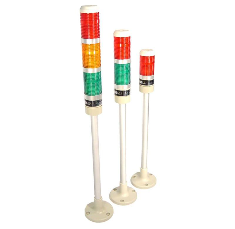 Señalizador torre 40mm luz continua 24VCC rojo/naranjo/verde/azul