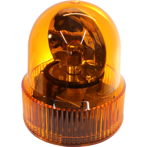 Baliza Emergencia Rotativo 24VCC/CA 100mm Naranja