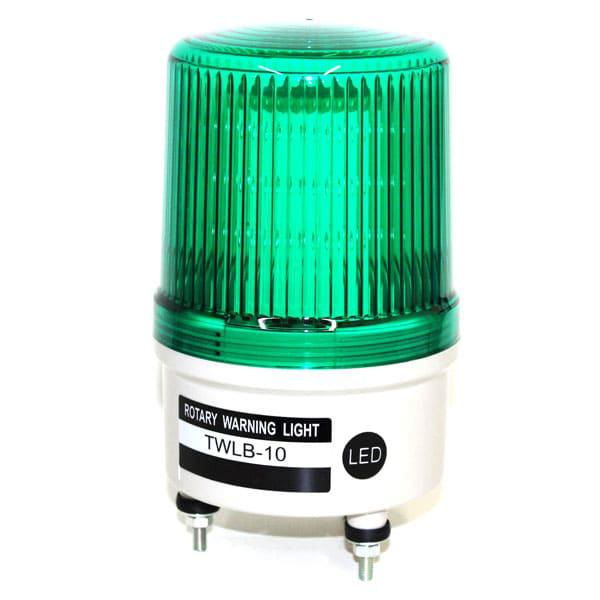 Baliza Emergencia Rotativo Led+Buzzer-220V verde