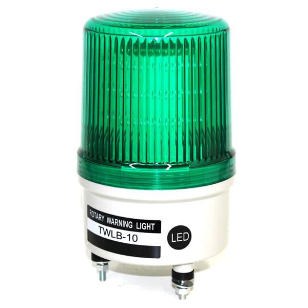 Baliza Emergencia Rotativo Led+Buzzer-24V verde